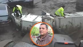 "Pensé en mis hijos ": Conductor que se subió a su camión y se aferró a árbol para salvarse del aluvión relata su hazaña