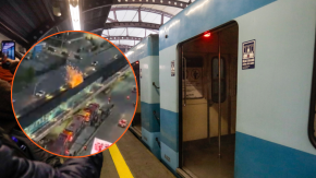 Reportan presencia de humo en vagón del Metro de Santiago tras explosión