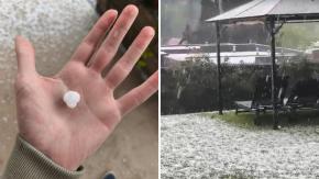 Se registra caída de granizos en distintos puntos de Las Condes, Lo Barnechea y Vitacura