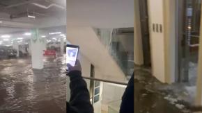 Casas, universidades y locales comerciales se inundan por las fuertes lluvias en el sector oriente de la Región Metropolitana