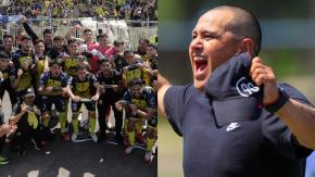 FOTOS | El eufórico festejo de Chupete Suazo tras triunfo de San Luis a Magallanes