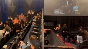 De película: reclamo por las butacas desató pelea con gas pimienta en un cine argentino