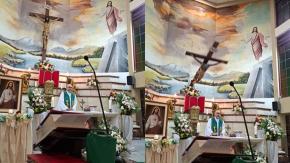 Sacerdote muere tras ser golpeado por una cruz de madera durante una misa transmitida en vivo 