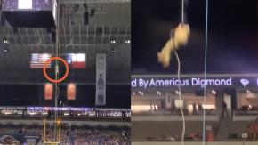 Tragedia en fútbol americano: Miembro de Fuerza Aérea de EE.UU. murió al caer desde 45 metros hacia la cancha