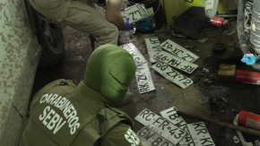 GPS de auto robado permitió descubrir taller clandestino en Quilicura: había ocho vehículos en desarme y máquina para modificar chasis