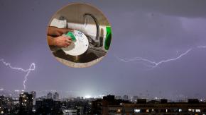"Está la probabilidad": ¿Por qué recomiendan no bañarse ni lavar platos durante una tormenta eléctrica?