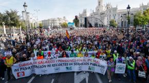 Protestas en España: miles de personas se manifiestan en Madrid por las pensiones
