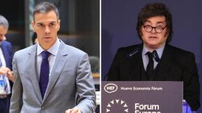 “Ladrón y corrupto”: Javier Milei vuelve a atacar a Pedro Sánchez tras polémico viaje a Madrid