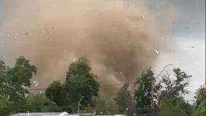 Tornado se registra en la comuna de Requínoa: fenómeno fue captado por vecinos