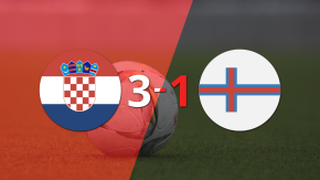 Croacia se impone con remontada 3-1 sobre Islas Feroe