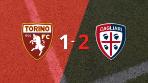 Cagliari logra remontada y gana 2-1 a Torino