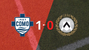 Como 1907 le ganó 1-0 a Udinese con un gol desde el punto penal