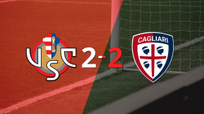 Cagliari empató 2-2 contra Cremonese sobre el final del partido