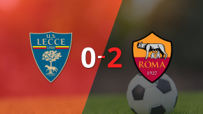 Roma da un golpe de autoridad venciendo a Lecce por 2 a 0