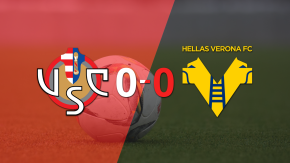 Cero a cero terminó el partido entre Cremonese y Hellas Verona