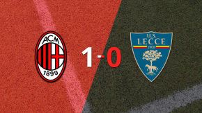 Milan le ganó 1-0 a Lecce