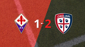 Cagliari castigó a Fiorentina con una victoria por 2 a 1