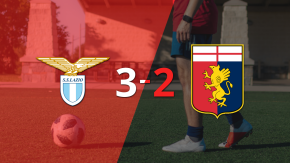 Emocionante partido termina con victoria agónica de Lazio 3-2 ante Genoa