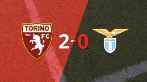 Lazio cayó derrotada ante Torino por 2-0