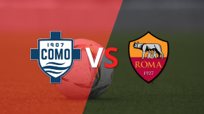 EN VIVO: Victoria parcial 1-0 de Roma sobre Como 1907 al finalizar el primer tiempo