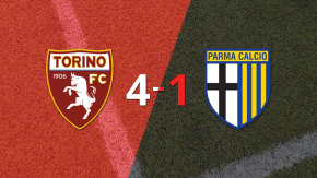 Parma sucumbe ante Torino en una goleada 4-1