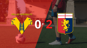Genoa fue superior y venció por dos goles a Hellas Verona en el estadio Marcantonio Bentegodi