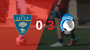 Atalanta aplastó a Lecce con un 3 a 0
