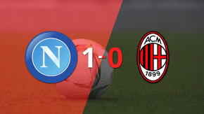 Apretada victoria de Napoli frente a Milan