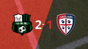 Sassuolo logra remontada y gana 2-1 a Cagliari