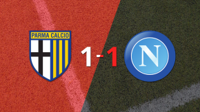 Parma no pudo en casa ante Napoli y empataron 1-1