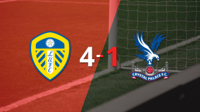 Leeds United golea 4-1 a Crystal Palace y Dominic Calvert-Lewin firma doblete 