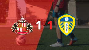 Leeds United empató 1-1 en su visita a Sunderland