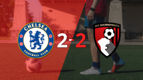 Chelsea y Bournemouth sellaron un empate a dos