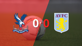 Cero a cero terminó el partido entre Crystal Palace y Aston Villa