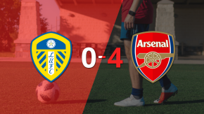 Arsenal goleó a Leeds United con un contundente 4 a 0