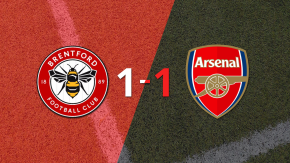 Brentford no pudo en casa ante Arsenal y empataron 1-1