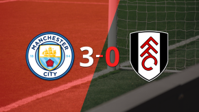 Manchester City sentenció con goleada 3-0 a Fulham