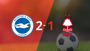 Con la mínima diferencia, Brighton and Hove venció a Nottingham Forest por 2 a 1