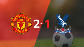 Manchester United voltea el marcador y triunfa 2 a 1 ante Crystal Palace