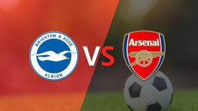 EN VIVO: Termina el primer tiempo con una victoria para Arsenal vs Brighton and Hove por 1-0