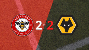 Brentford empató 2-2 con Wolverhampton