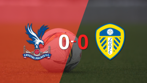 Cero a cero terminó el partido entre Crystal Palace y Leeds United