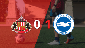 Solitario gol le da triunfo 1-0 a Brighton and Hove sobre Sunderland