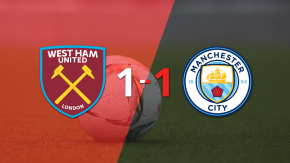West Ham United y Manchester City igualaron 1 a 1