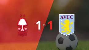 Nottingham Forest resolvió su juego de la fecha 32 con un empate 1-1 frente a Aston Villa