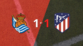 Real Sociedad y Atlético de Madrid empataron 1 a 1