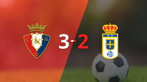 Doblete de Ante Budimir guió el triunfo 3-2 de Osasuna sobre Real Oviedo