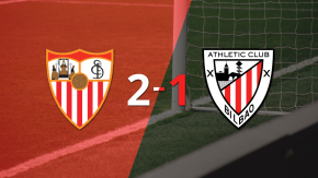 Sevilla lo dio vuelta ante Athletic Bilbao y venció por 2 a 1
