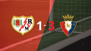 Osasuna conquista la victoria ante Rayo Vallecano con un contundente 3 a 1
