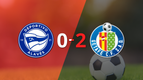 Con dos tantos, Getafe derrotó a Alavés en su casa
